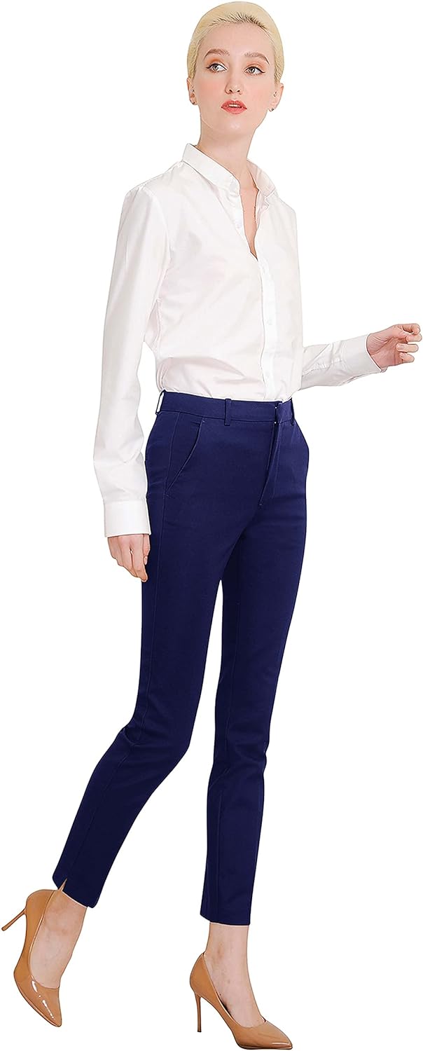 Buy Marycrafts Women's Work Ankle Dress Pants Trousers Slacks Online at  desertcartINDIA